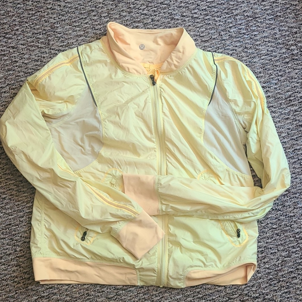 Yellow Lulu Lemon Jacket